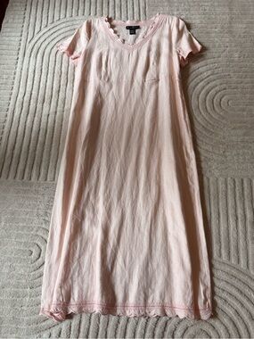 Linen Maxi Sheath Dress